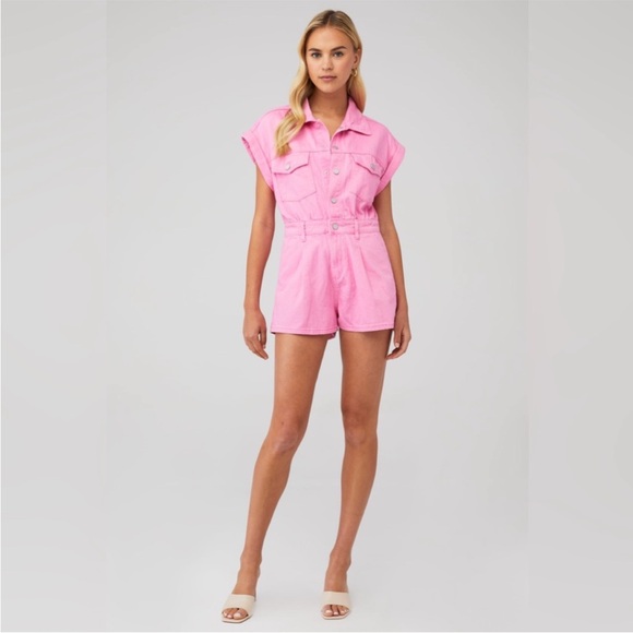 Blank NYC Pants - Blank NYC Pink Romper